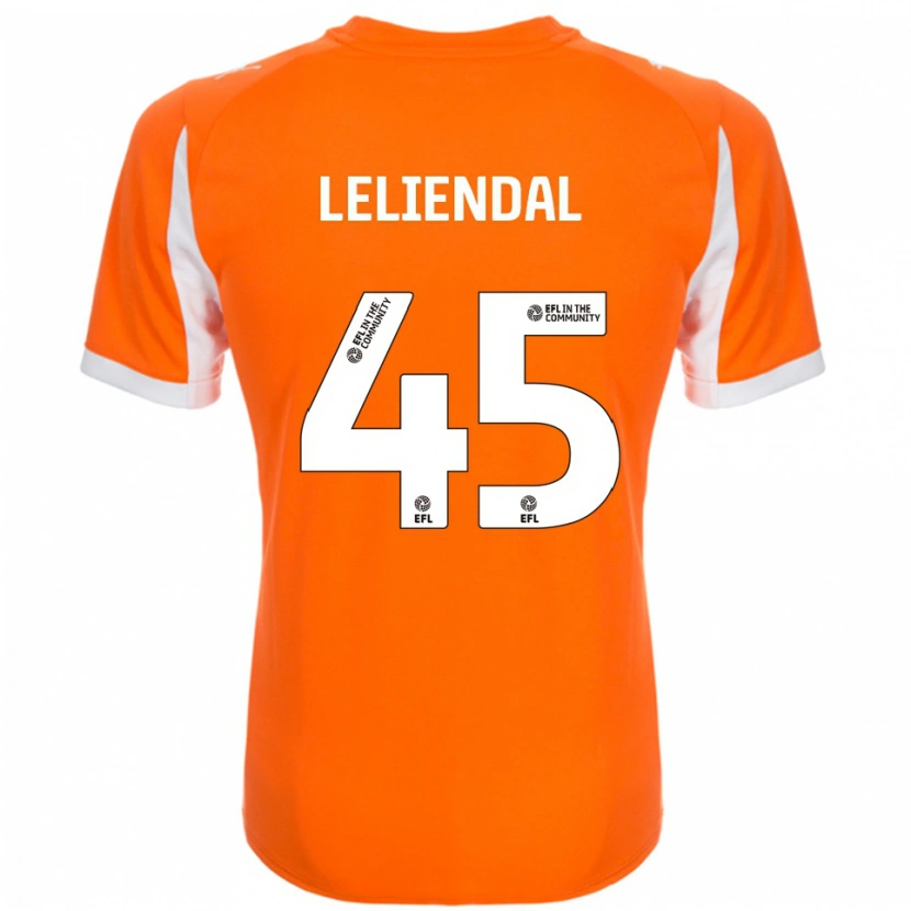Danxen Kid Ky-Mani Leliendal #45 Orange White Home Jersey 2025/26 T-Shirt
