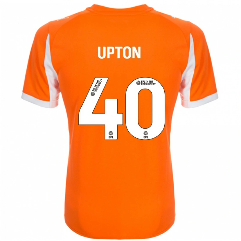 Danxen Kid Theo Upton #40 Orange White Home Jersey 2025/26 T-Shirt