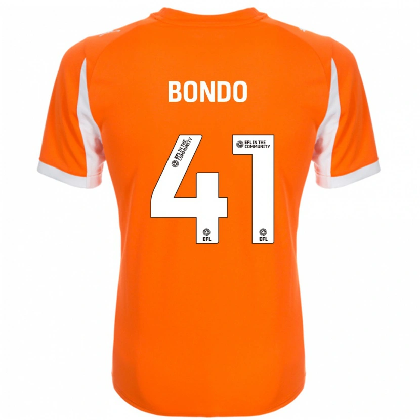 Danxen Kid Terry Bondo #41 Orange White Home Jersey 2025/26 T-Shirt