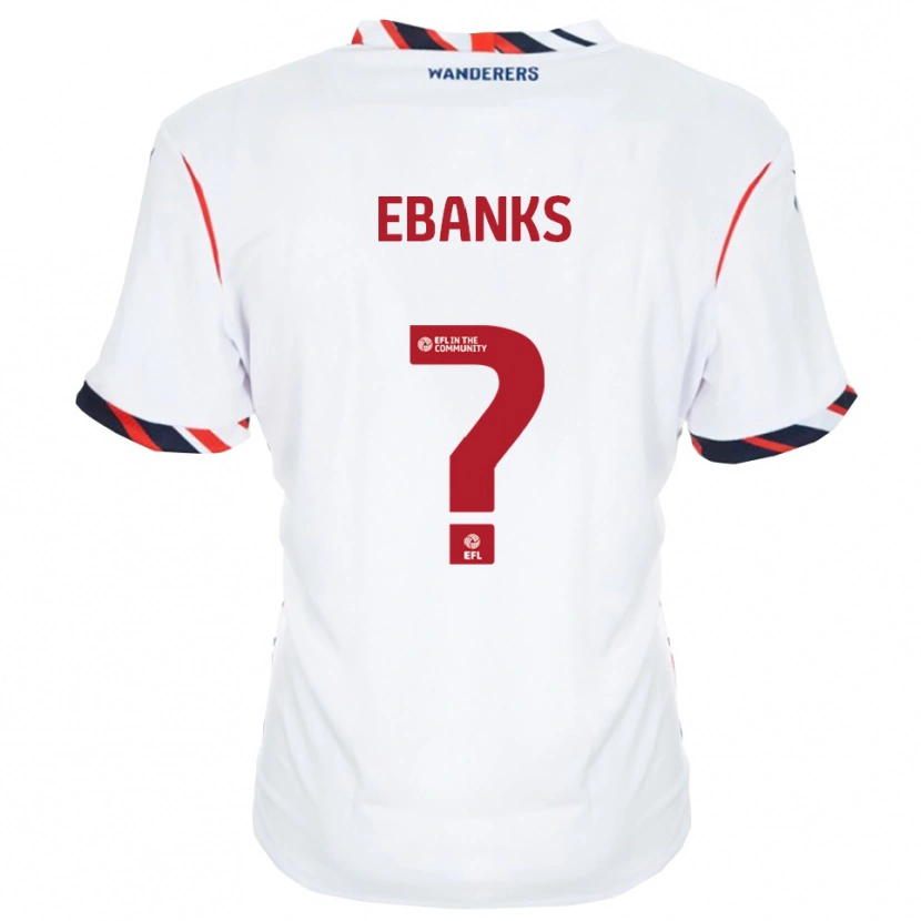 Danxen Kid Eve Ebanks #0 White Red Home Jersey 2025/26 T-Shirt