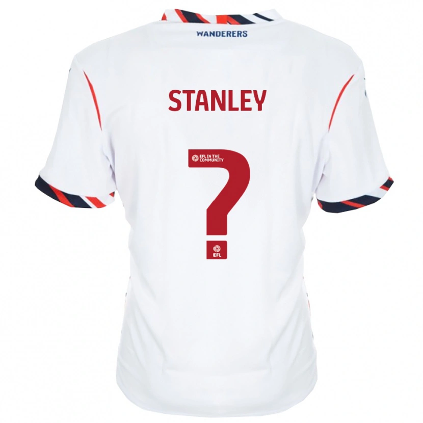 Danxen Kid Laila Stanley #0 White Red Home Jersey 2025/26 T-Shirt