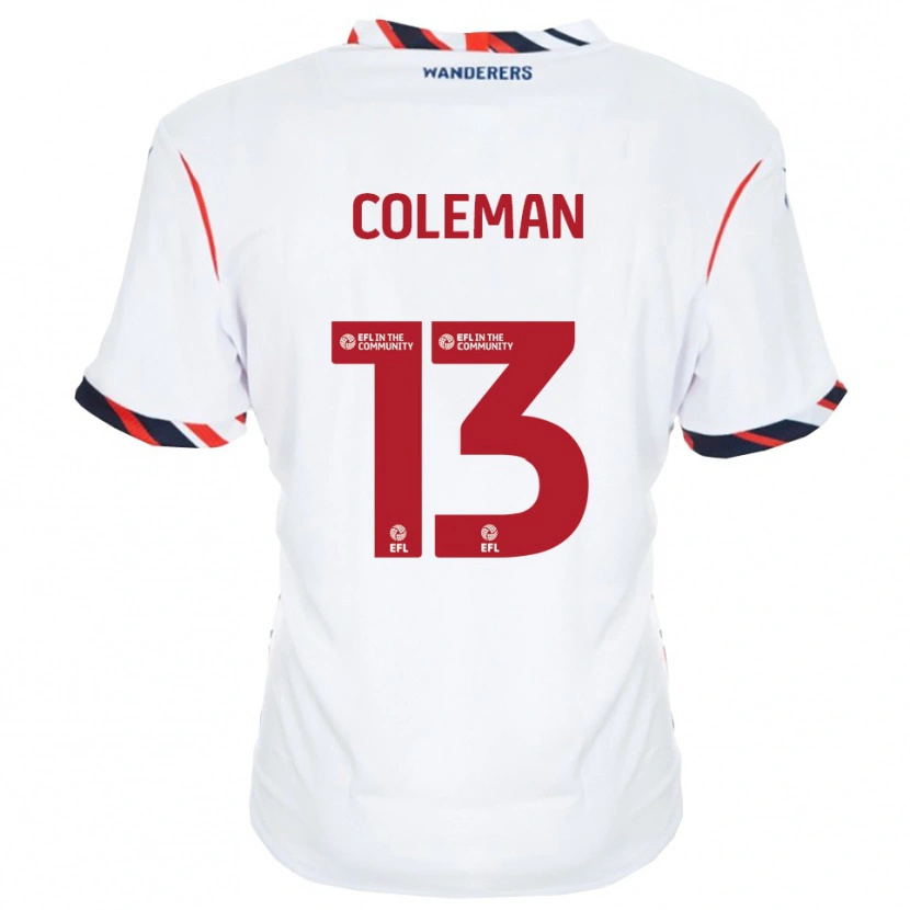 Danxen Kid Joel Coleman #13 White Red Home Jersey 2025/26 T-Shirt