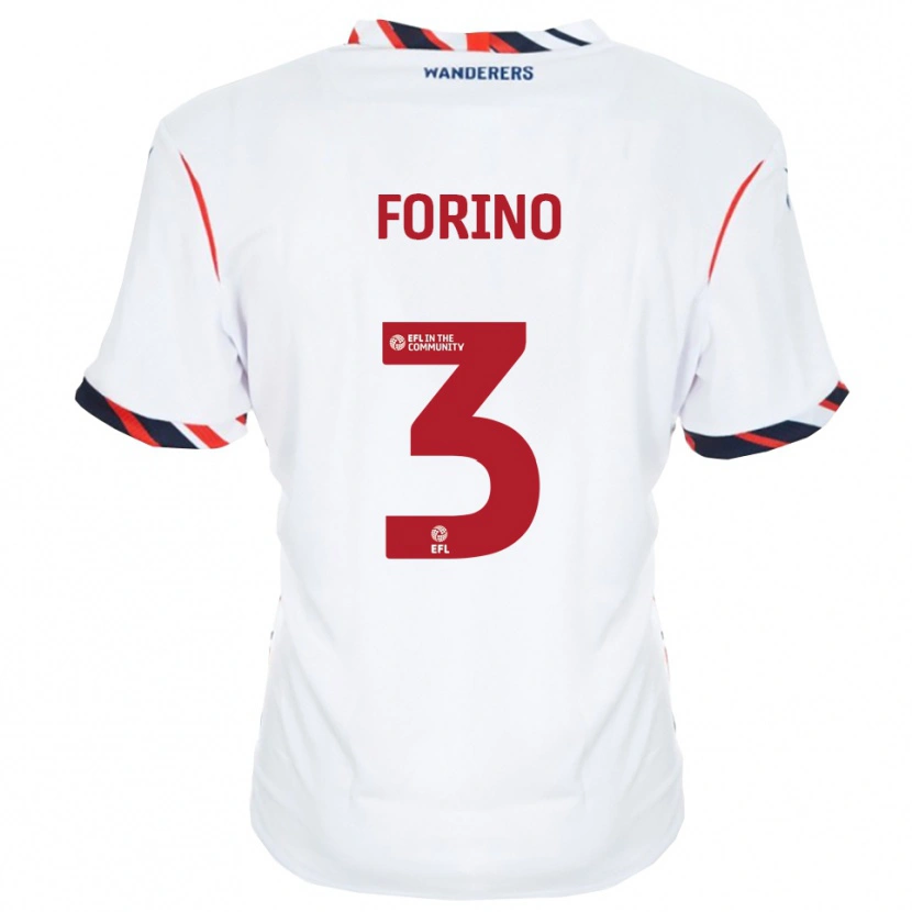 Danxen Kid Chris Forino #3 White Red Home Jersey 2025/26 T-Shirt