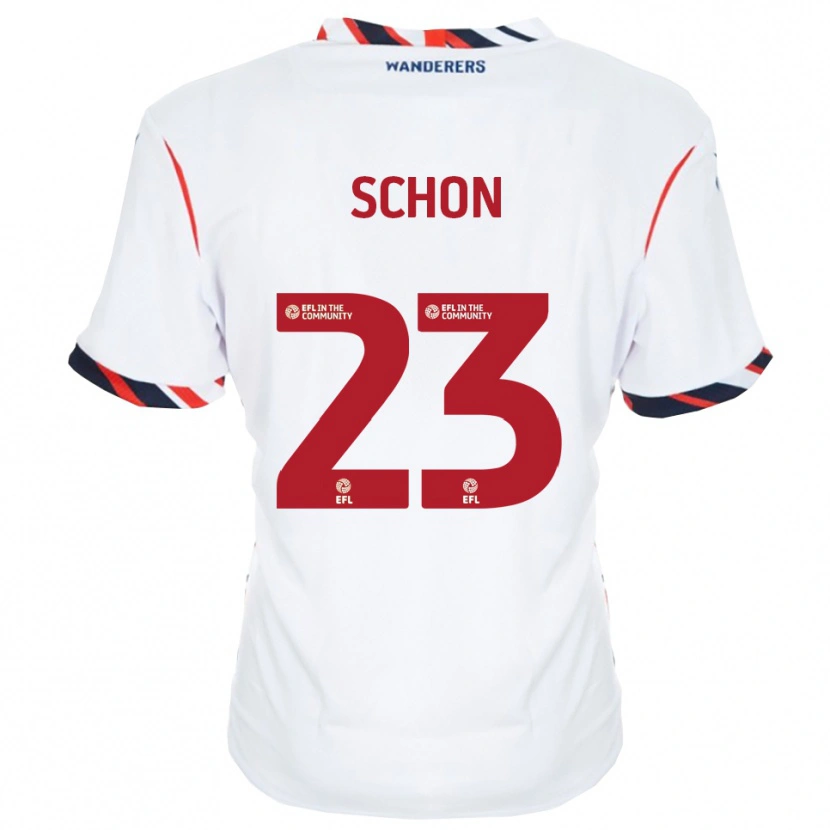 Danxen Kid Szabolcs Schön #23 White Red Home Jersey 2025/26 T-Shirt