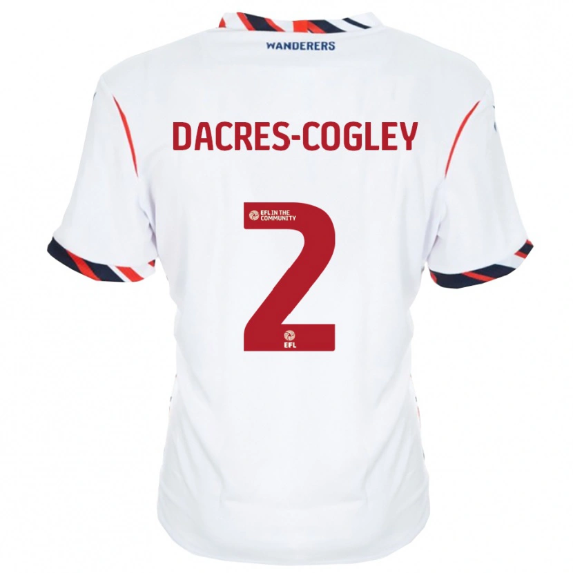 Danxen Kid Josh Dacres-Cogley #2 White Red Home Jersey 2025/26 T-Shirt
