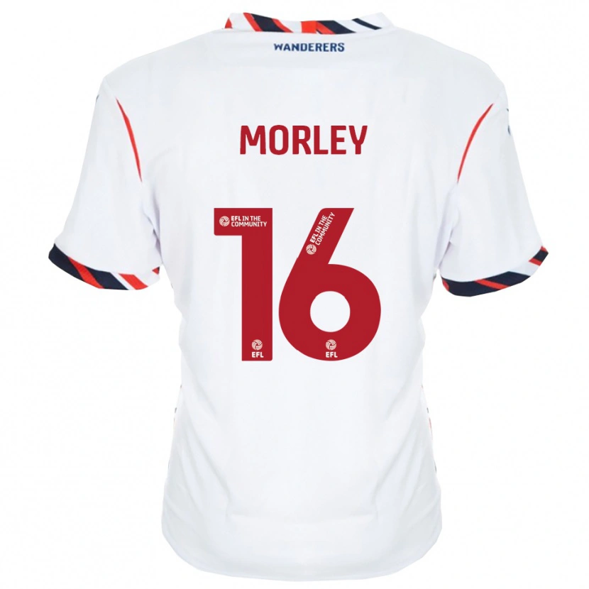 Danxen Kid Aaron Morley #16 White Red Home Jersey 2025/26 T-Shirt