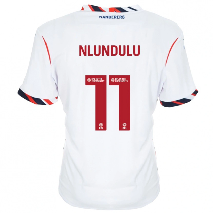 Danxen Kid Dan Nlundulu #11 White Red Home Jersey 2025/26 T-Shirt