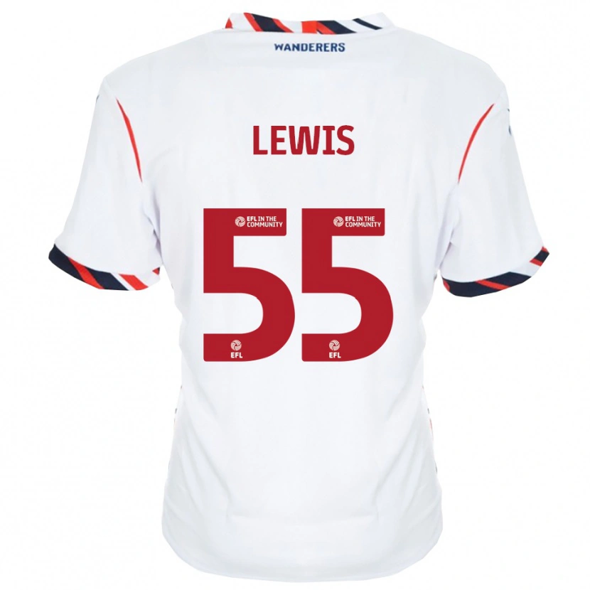 Danxen Kid Conor Lewis #55 White Red Home Jersey 2025/26 T-Shirt
