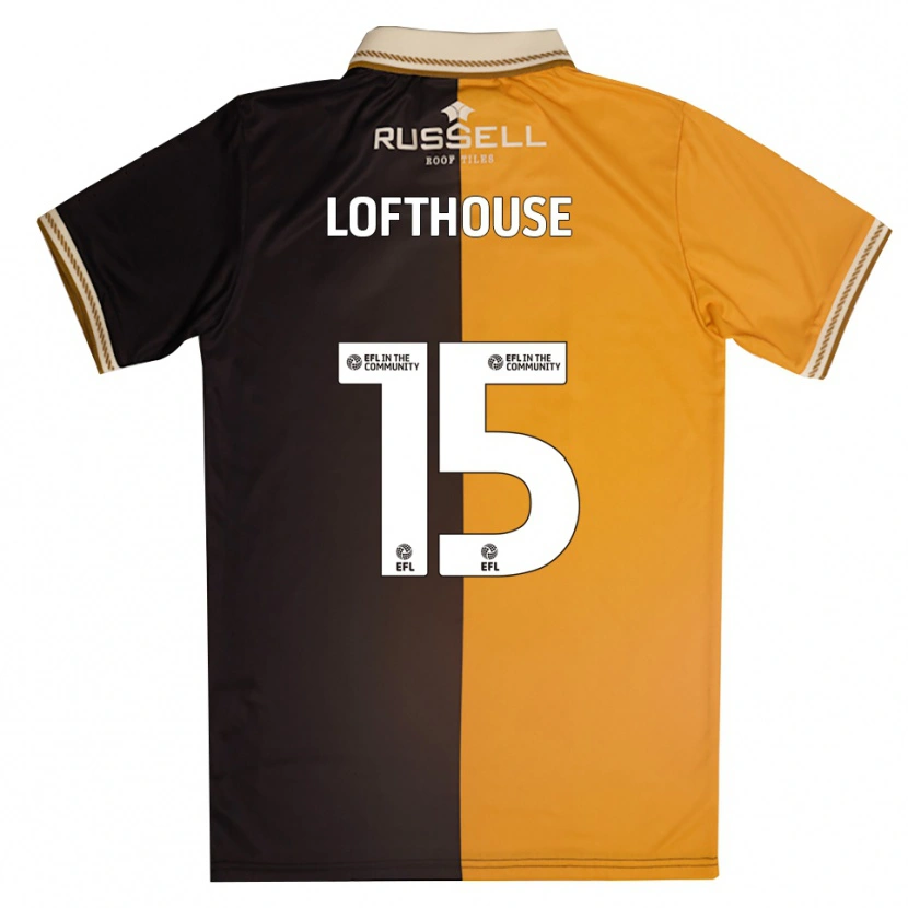 Danxen Kid Kyran Lofthouse #15 Yellow Black Home Jersey 2025/26 T-Shirt