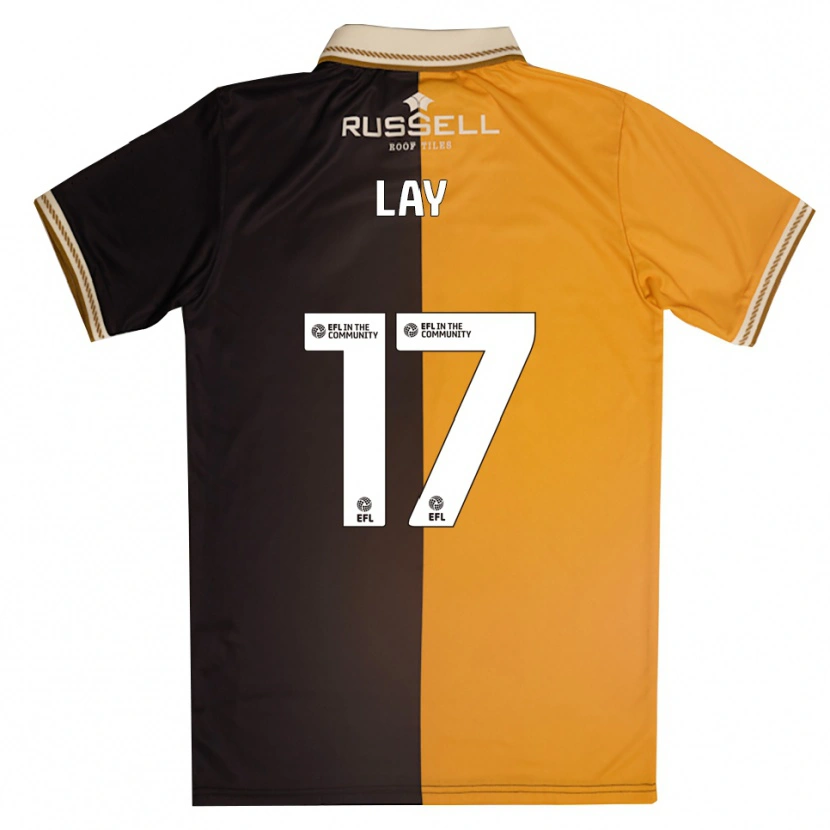 Danxen Kid Matty Lay #17 Yellow Black Home Jersey 2025/26 T-Shirt