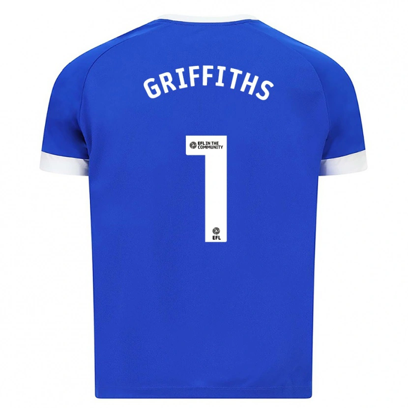 Danxen Kid Ewan Griffiths #1 Blue White Home Jersey 2025/26 T-Shirt