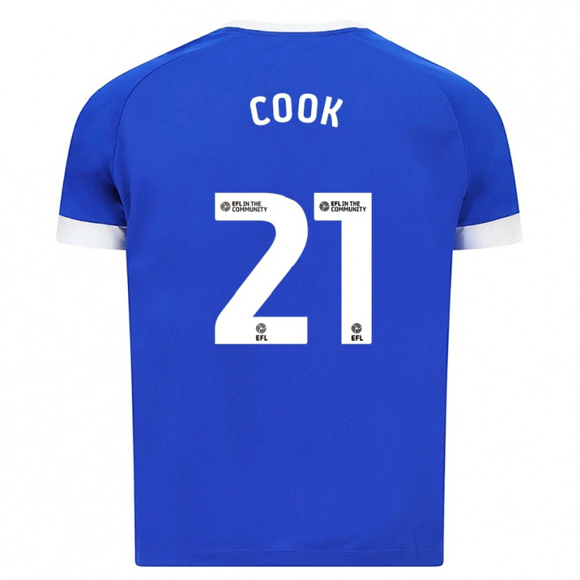 Danxen Kid Mikayla Cook #21 Blue White Home Jersey 2025/26 T-Shirt