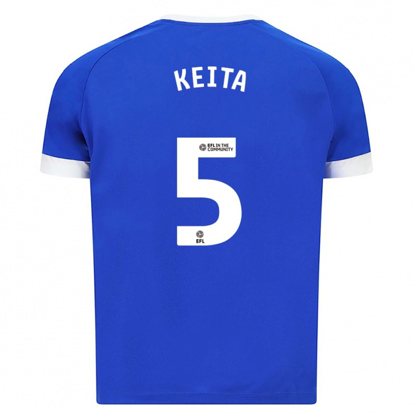 Danxen Kid Gabriel Keita #5 Blue White Home Jersey 2025/26 T-Shirt