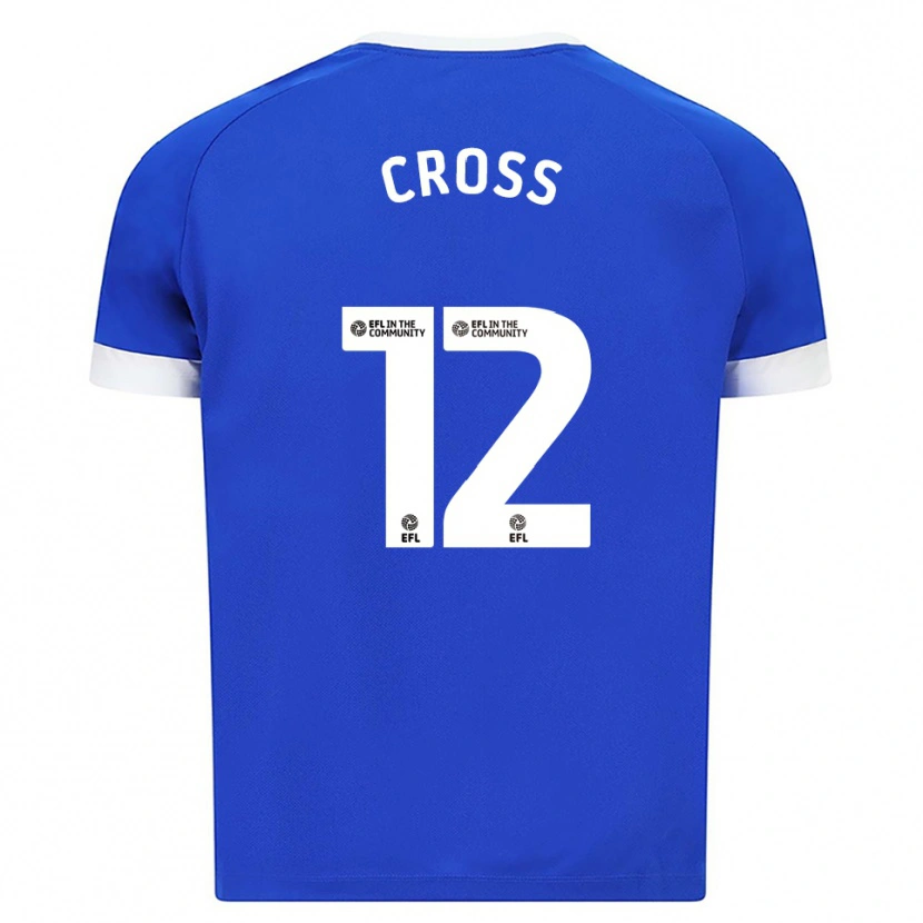 Danxen Kid Alex Cross #12 Blue White Home Jersey 2025/26 T-Shirt
