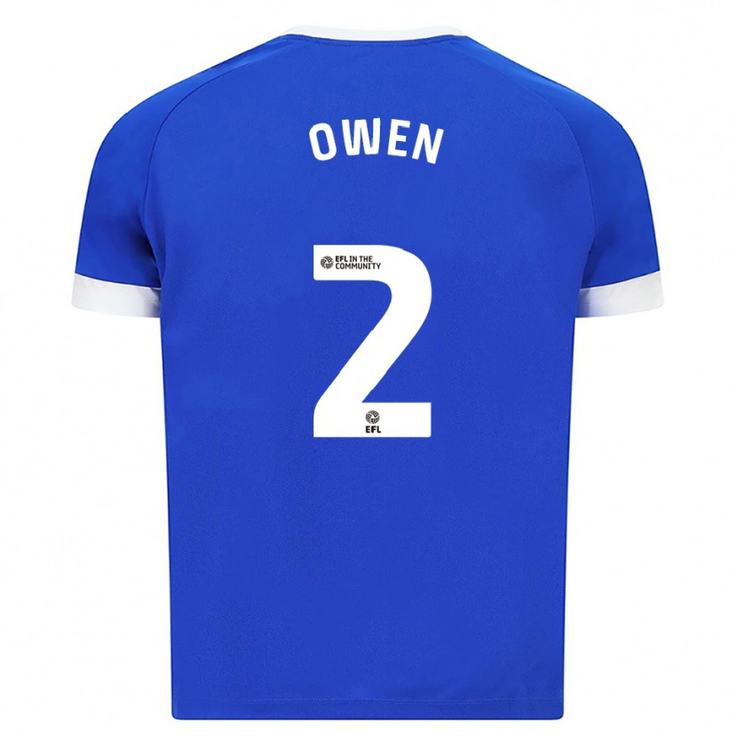 Danxen Kid Lisa Owen #2 Blue White Home Jersey 2025/26 T-Shirt