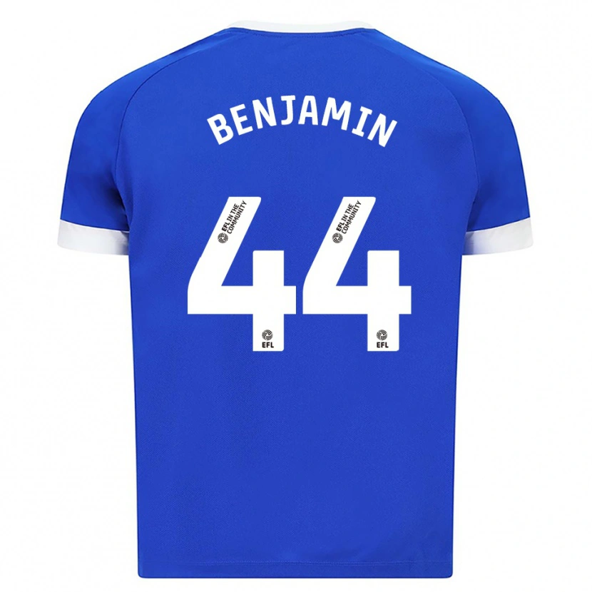 Danxen Kid Xavier Benjamin #44 Blue White Home Jersey 2025/26 T-Shirt