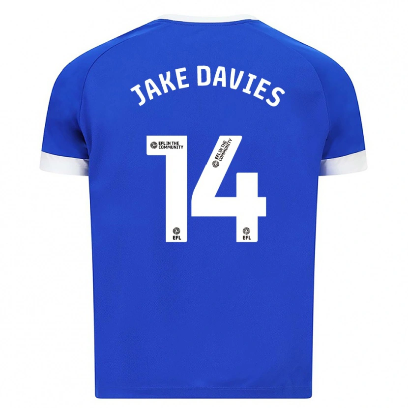 Danxen Kid Jake Davies #14 Blue White Home Jersey 2025/26 T-Shirt