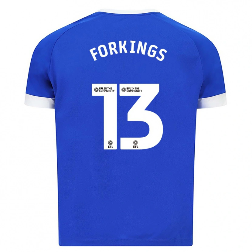 Danxen Kid Amelia Forkings #13 Blue White Home Jersey 2025/26 T-Shirt
