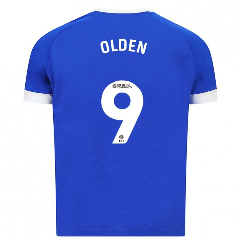 Danxen Kid Mackenzie Olden #9 Blue White Home Jersey 2025/26 T-Shirt