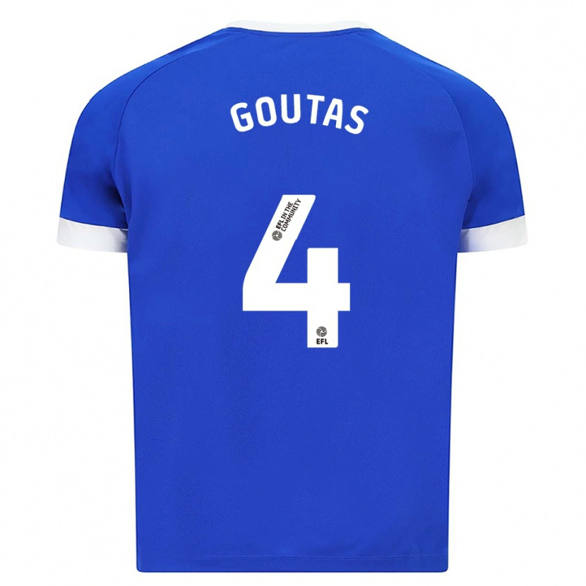 Danxen Kid Dimitrios Goutas #4 Blue White Home Jersey 2025/26 T-Shirt