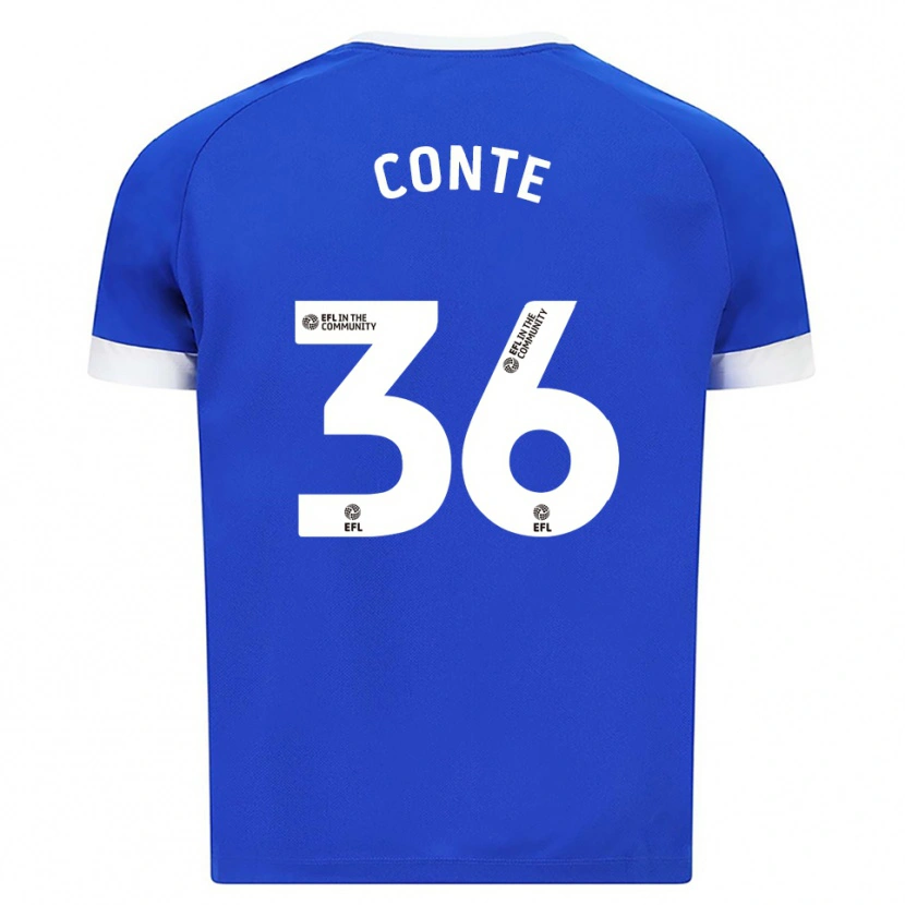 Danxen Kid Raheem Conte #36 Blue White Home Jersey 2025/26 T-Shirt