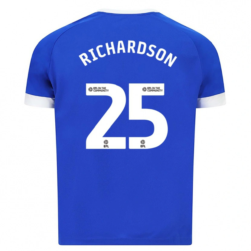 Danxen Kid Tija Richardson #25 Blue White Home Jersey 2025/26 T-Shirt