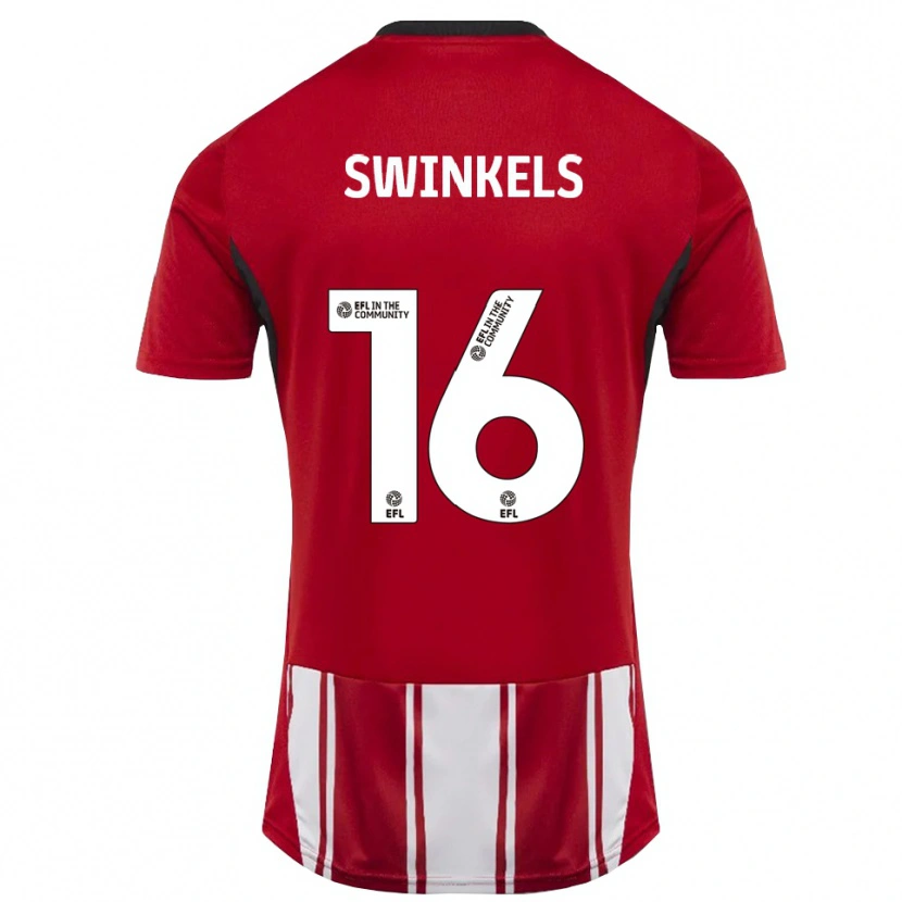 Danxen Kid Sil Swinkels #16 Red White Black Home Jersey 2025/26 T-Shirt