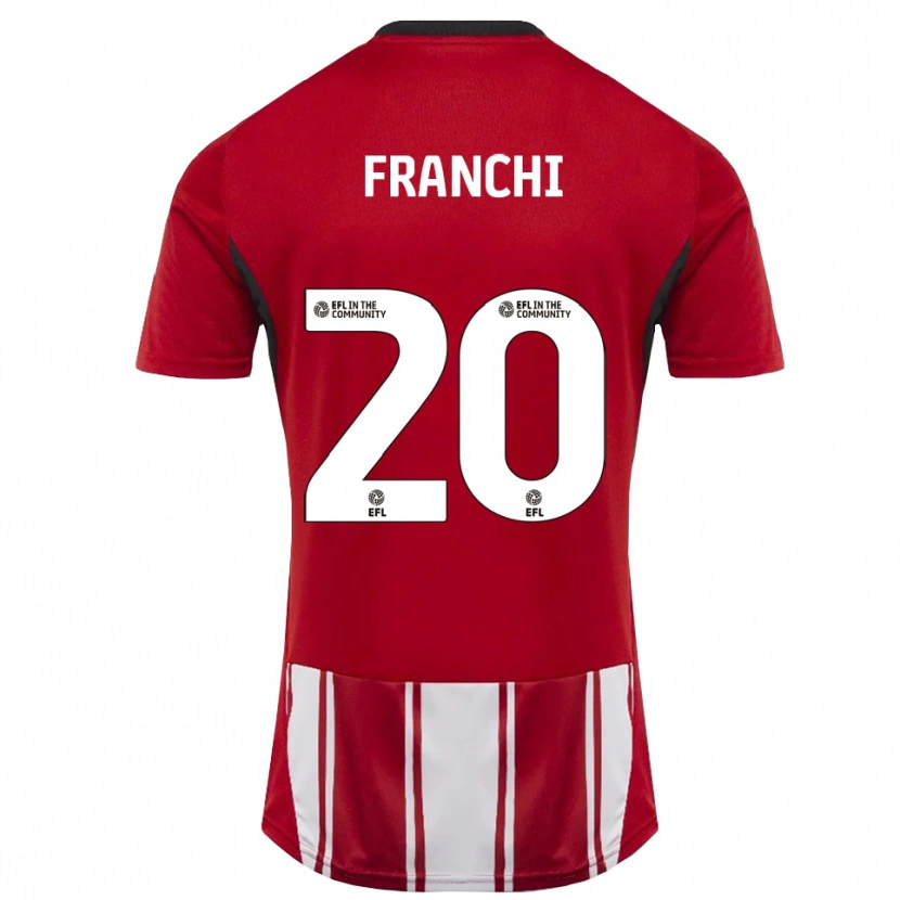 Danxen Kid Matilda Franchi #20 Red White Black Home Jersey 2025/26 T-Shirt