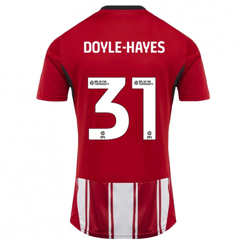 Danxen Kid Jake Doyle-Hayes #31 Red White Black Home Jersey 2025/26 T-Shirt
