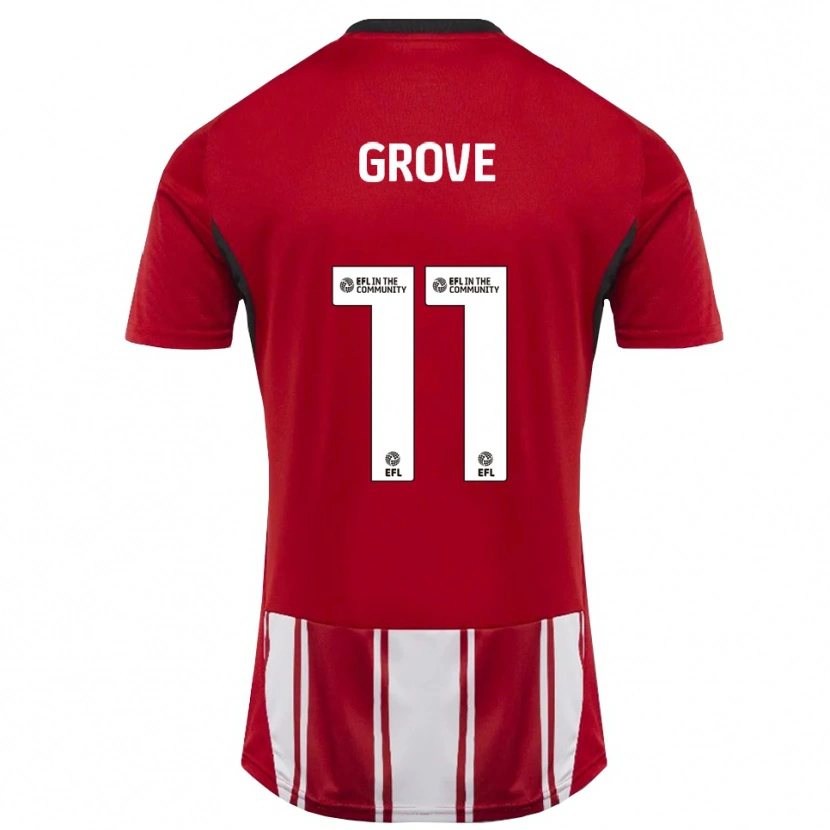 Danxen Kid Jade Grove #11 Red White Black Home Jersey 2025/26 T-Shirt