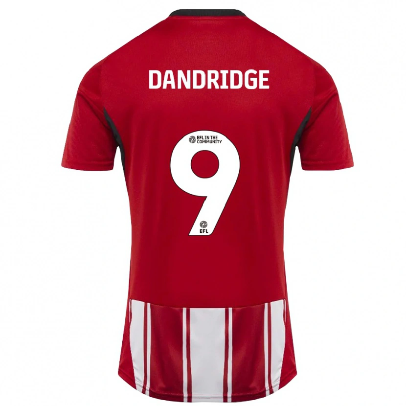 Danxen Kid Rebecca Dandridge #9 Red White Black Home Jersey 2025/26 T-Shirt
