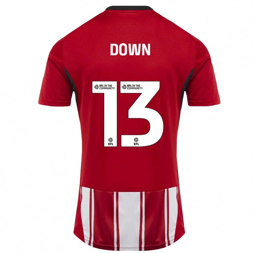 Danxen Kid Sam Down #13 Red White Black Home Jersey 2025/26 T-Shirt