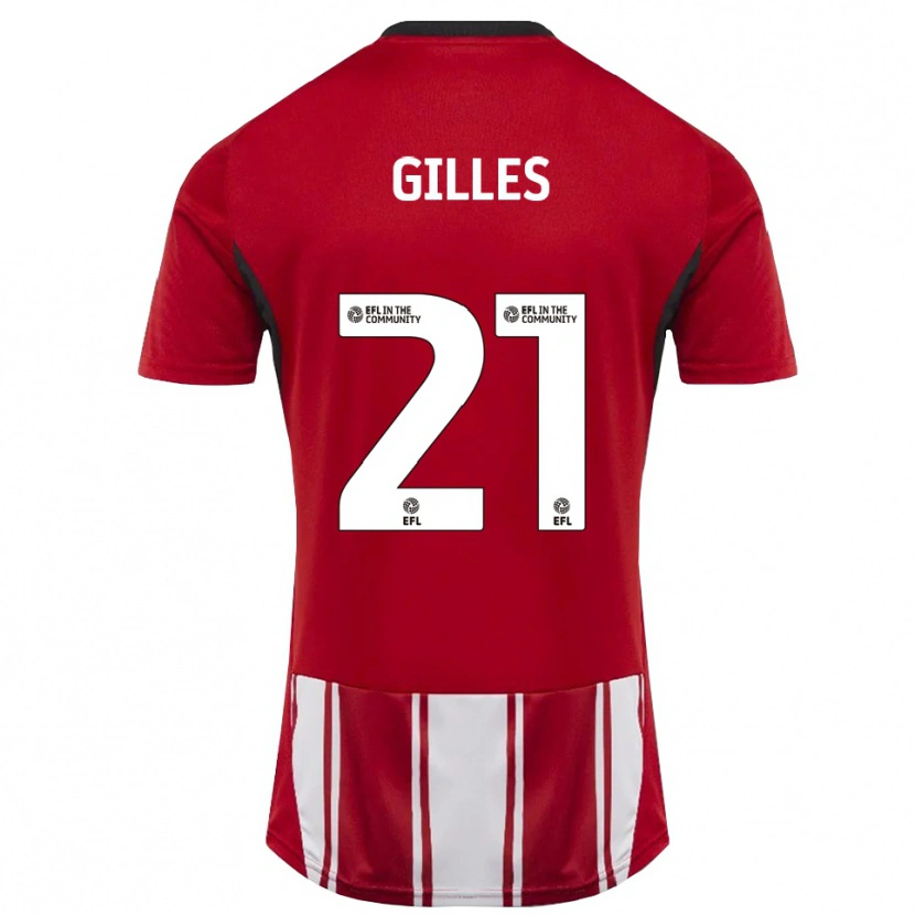 Danxen Kid Sophie Gilles #21 Red White Black Home Jersey 2025/26 T-Shirt