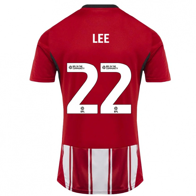 Danxen Kid Harry Lee #22 Red White Black Home Jersey 2025/26 T-Shirt