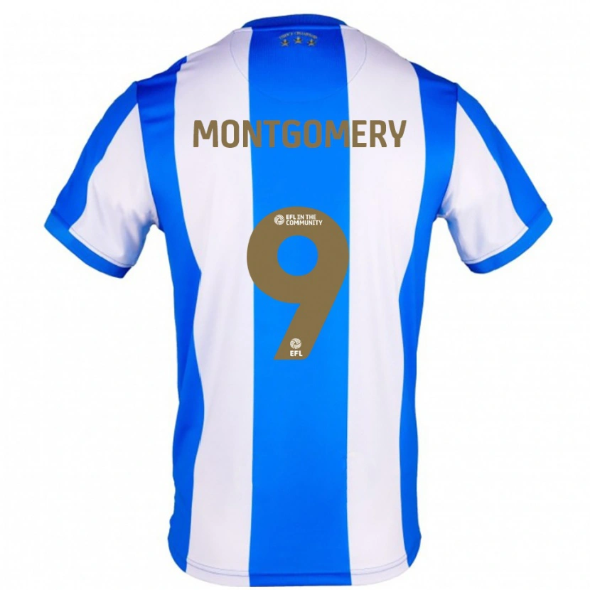 Danxen Kid Ria Montgomery #9 Blue White Home Jersey 2025/26 T-Shirt