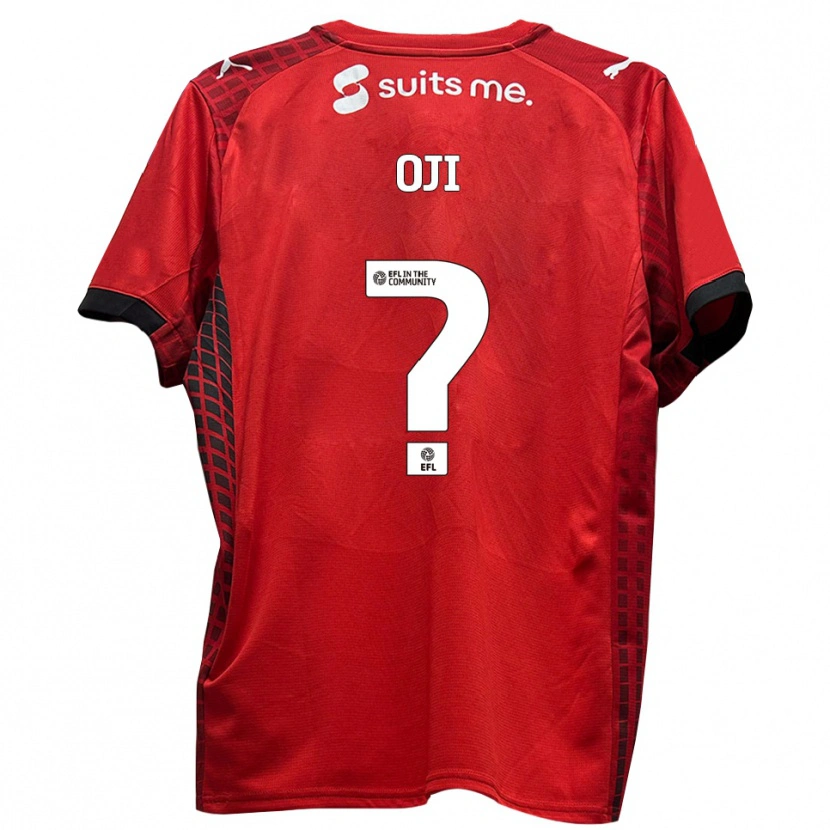 Danxen Kid Uko Oji #0 Red Black Home Jersey 2025/26 T-Shirt