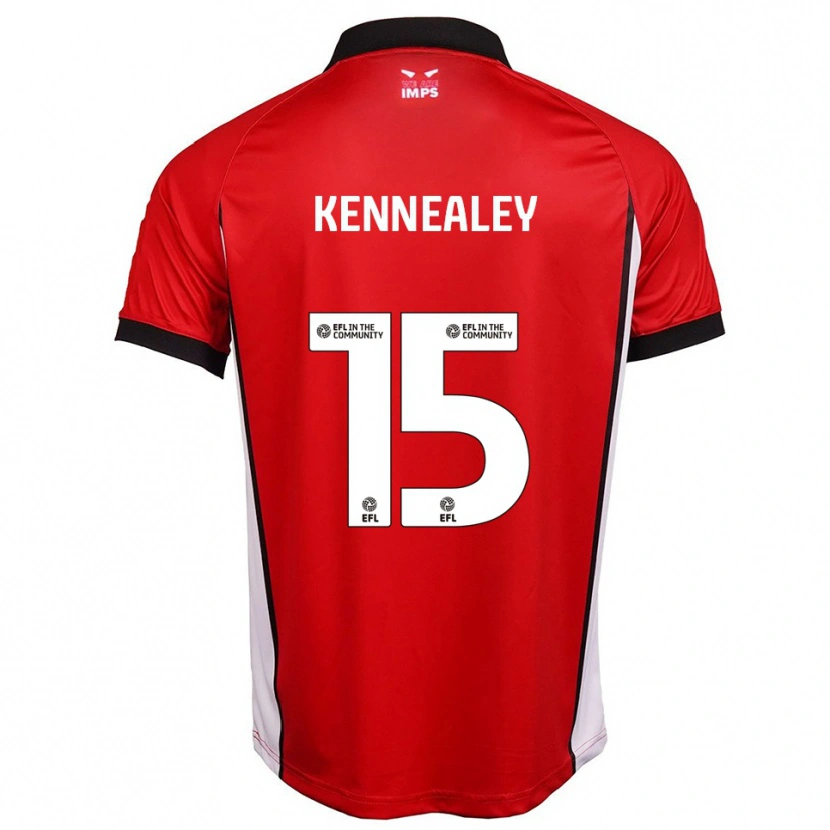 Danxen Kid Josh Kennealey #15 Red White Home Jersey 2025/26 T-Shirt