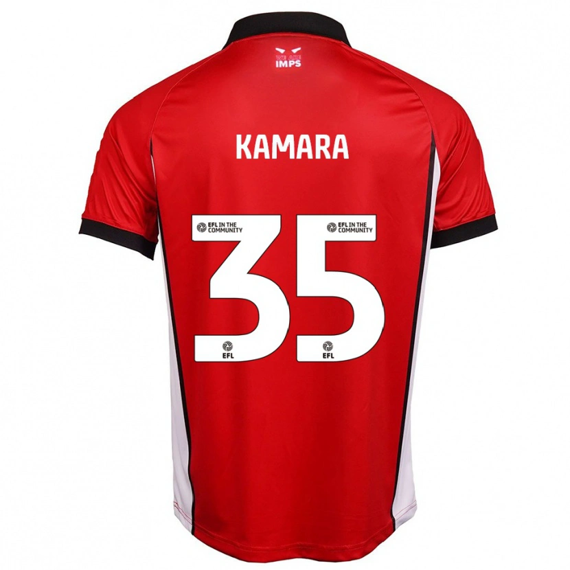 Danxen Kid Mj Kamara #35 Red White Home Jersey 2025/26 T-Shirt