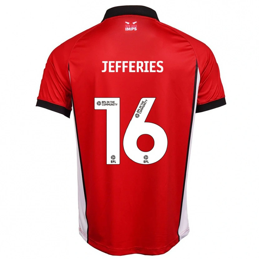 Danxen Kid Dom Jefferies #16 Red White Home Jersey 2025/26 T-Shirt