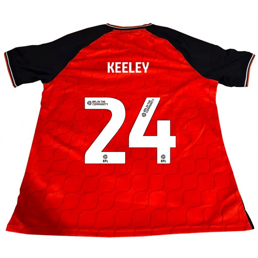 Danxen Kid Josh Keeley #24 Orange Black White Home Jersey 2025/26 T-Shirt
