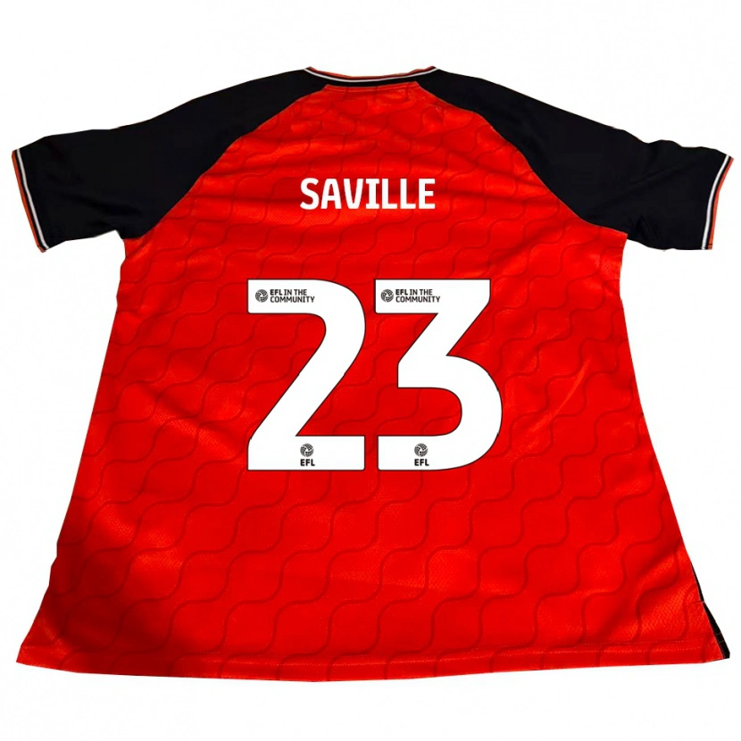 Danxen Kid George Saville #23 Orange Black White Home Jersey 2025/26 T-Shirt