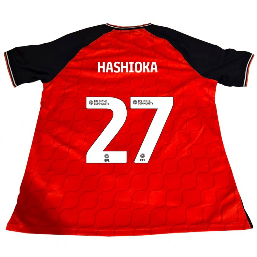 Danxen Kid Daiki Hashioka #27 Orange Black White Home Jersey 2025/26 T-Shirt