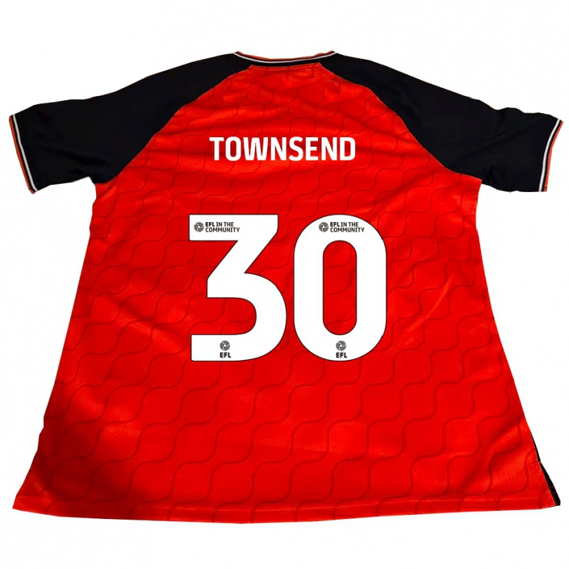 Danxen Kid Andros Townsend #30 Orange Black White Home Jersey 2025/26 T-Shirt