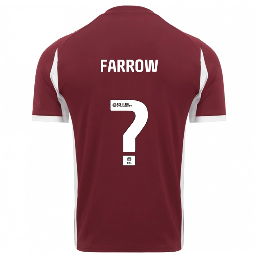 Danxen Kid Kimberley Farrow #0 Burgundy White Home Jersey 2025/26 T-Shirt