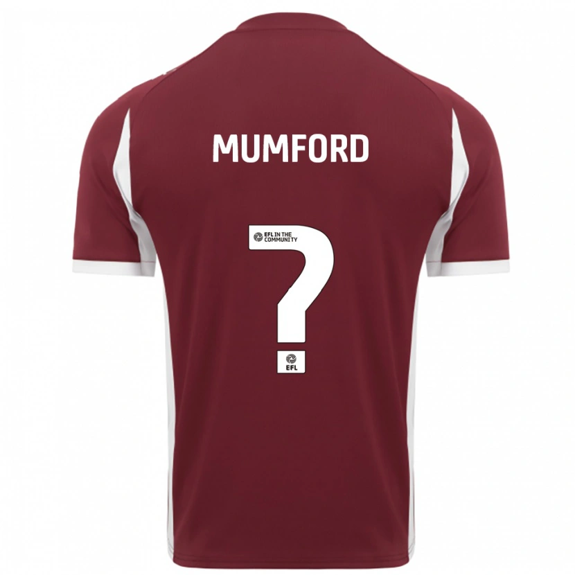 Danxen Kid Rachael Mumford #0 Burgundy White Home Jersey 2025/26 T-Shirt
