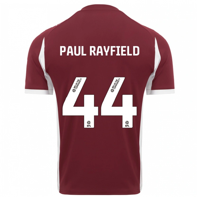 Danxen Kid Josh Paul Rayfield #44 Burgundy White Home Jersey 2025/26 T-Shirt