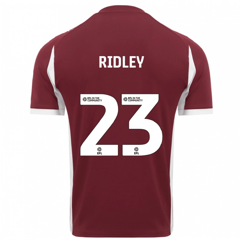 Danxen Kid Paige Ridley #23 Burgundy White Home Jersey 2025/26 T-Shirt