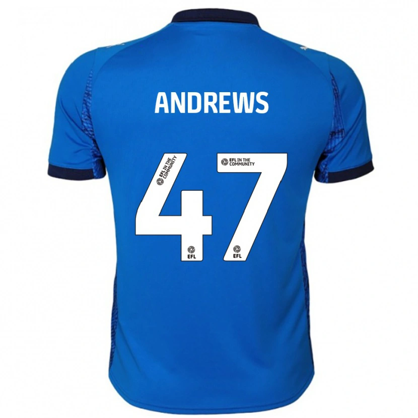 Danxen Kid Joe Andrews #47 Blue White Home Jersey 2025/26 T-Shirt