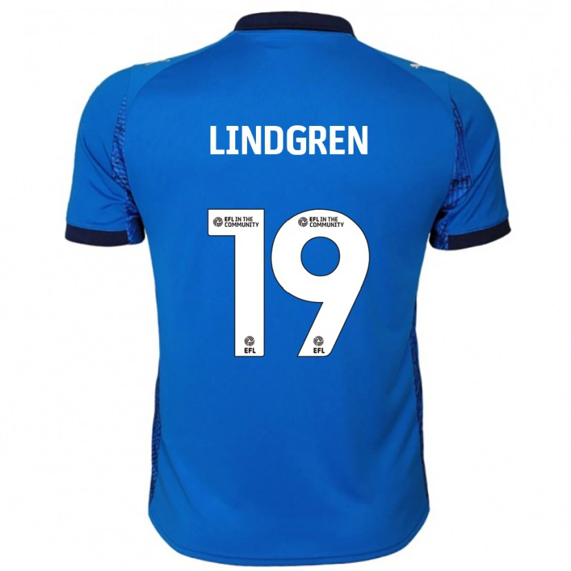 Danxen Kid Gustav Lindgren #19 Blue White Home Jersey 2025/26 T-Shirt