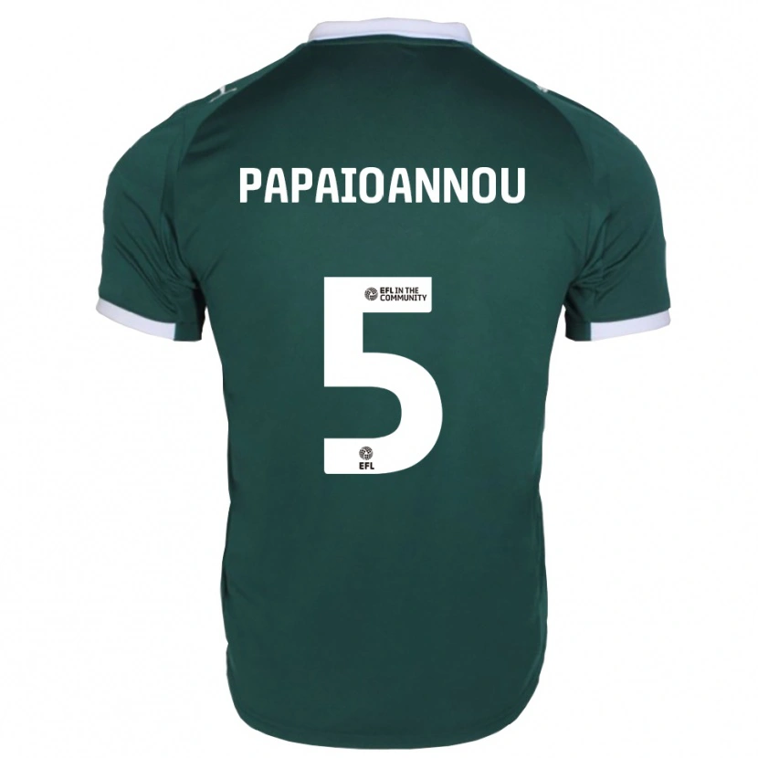Danxen Kid Panagiota Papaioannou #5 Green White Home Jersey 2025/26 T-Shirt
